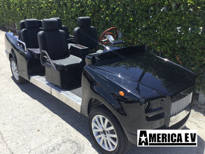 ev calibur golf cart, america ev ev calibur, luxury golf cart